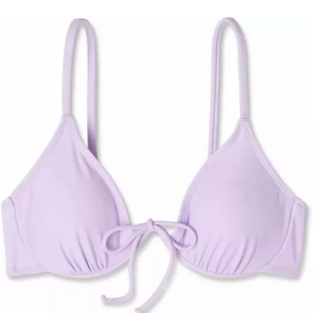 Wild Fable Womens Size XXS (00) Lilac Purple Underwire Bikini Swimsuit Top